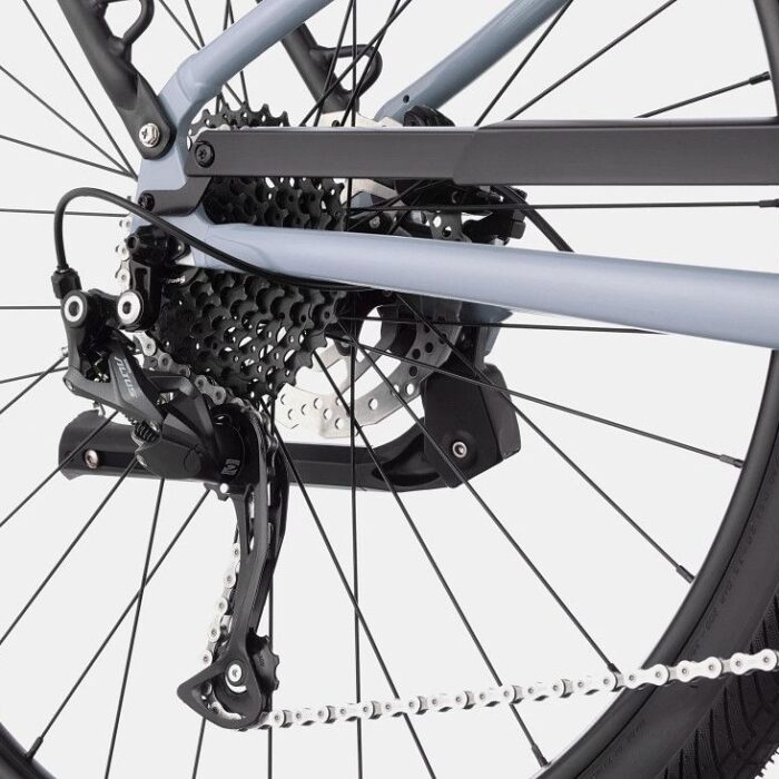 VTC Électrique Cannondale Adventure Neo 3.1 EQ Low Step Microshift 9V 400 Wh 27.5'' Bleu3