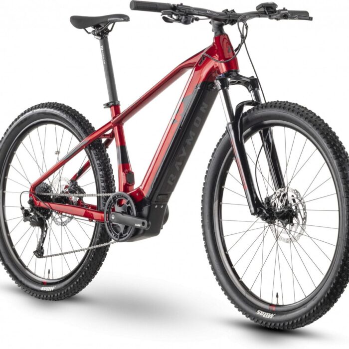 VTT Électrique Semi-Rigide R Raymon HardRay E 4.0 Tektro M350 9V 500 Wh 27.5'' Rouge2