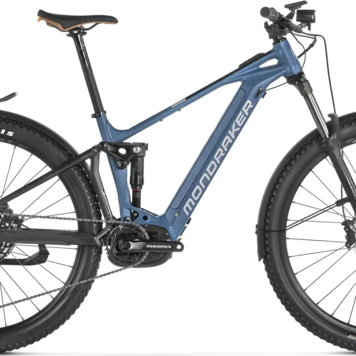 VTT Électrique Tout-Suspendu Mondraker Chaser X Sram SX Eagle 12V 625 Wh 29'' Denim Bleu 2024
