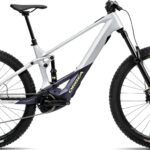 VTT Électrique Tout-Suspendu Orbea Wild M20 Shimano Deore/XT 12V 750 Wh 29'' Argent Halo Bleu Tanzanite Carbon View 2023
