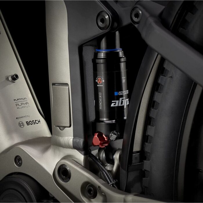 VTT Électrique Tout-Suspendu Trek Powerfly FS 4 Shimano Deore 10V 500Wh Gris Gunmetal Noir Matt 20222