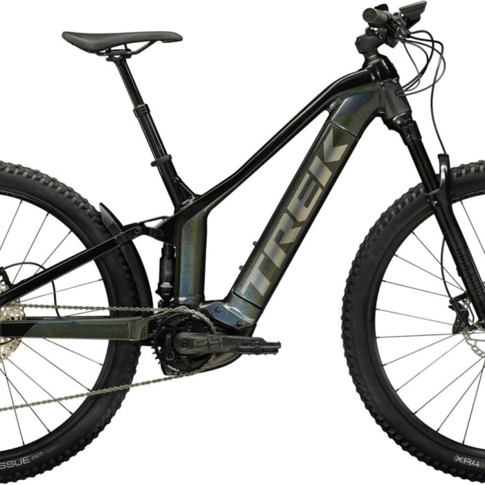 VTT Électrique Tout-Suspendu Trek Powerfly FS 7 Shimano SLX XT 12V 625 Wh 27.5'' Prismatique Noir Gén 3