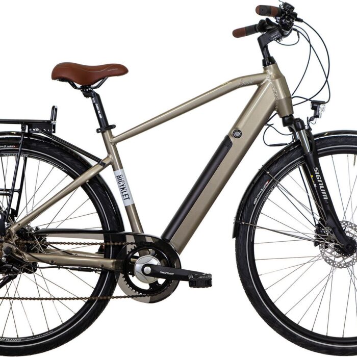 Vélo de Ville Électrique Bicyklet Basile Shimano Acera/Altus 8V 504 Wh 700 mm Gris