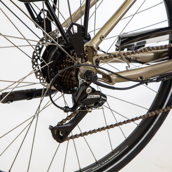 Vélo de Ville Électrique Bicyklet Basile Shimano Acera Altus 8V 504 Wh 700 mm Gris3