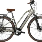 Vélo de Ville Électrique Bicyklet Camille Shimano Acera/Altus 8V 504 Wh 700 mm Gris