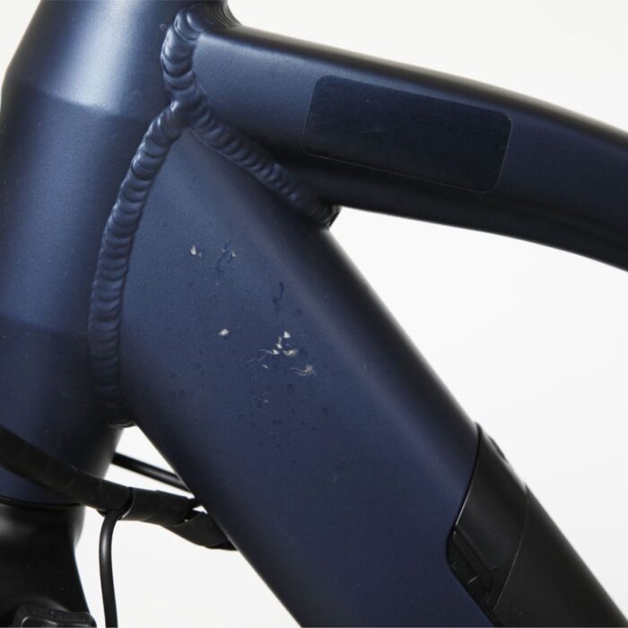 Vélo de Ville Électrique Bicyklet Raymond Shimano Acera 9V 504 Wh 27.5'' Bleu Matt Night4