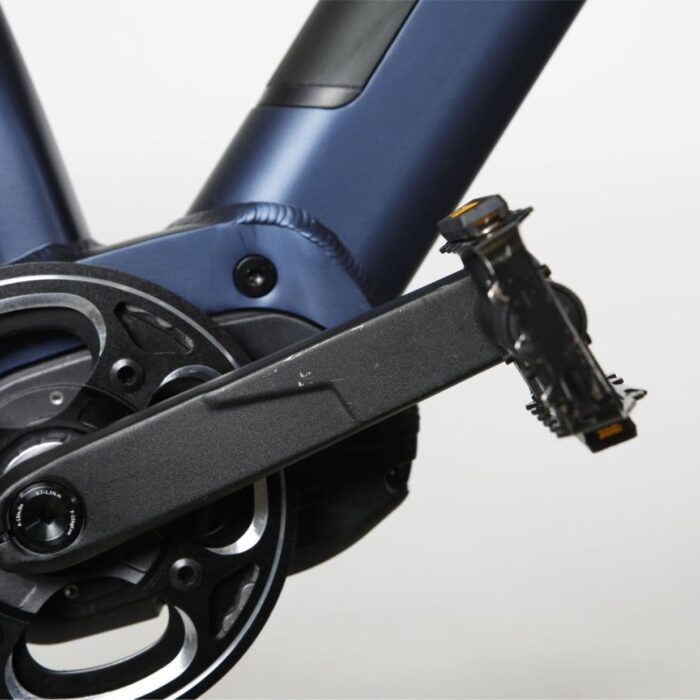 Vélo de Ville Électrique Bicyklet Raymond Shimano Acera 9V 504 Wh 27.5'' Bleu Matt Night6