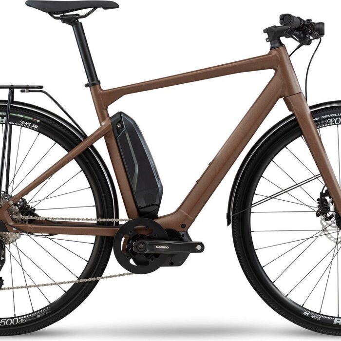 Vélo de Ville Électrique Fitness BMC Alpenchallenge AMP AL City Four Shimano Deore 10V 418 Wh 700 mm Marron Earth 2021 Vélo de Ville Électrique Fitness BMC Alpenchallenge AMP AL City Four Shimano Deore 10V 418 Wh 700 mm Marron Earth 2021
