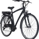 Vélo électrique homme aluminium Adore Versailles 28 E-Bike noir 250 Watt Li-Ion 36 V10 4 Ah 7 vitesses7