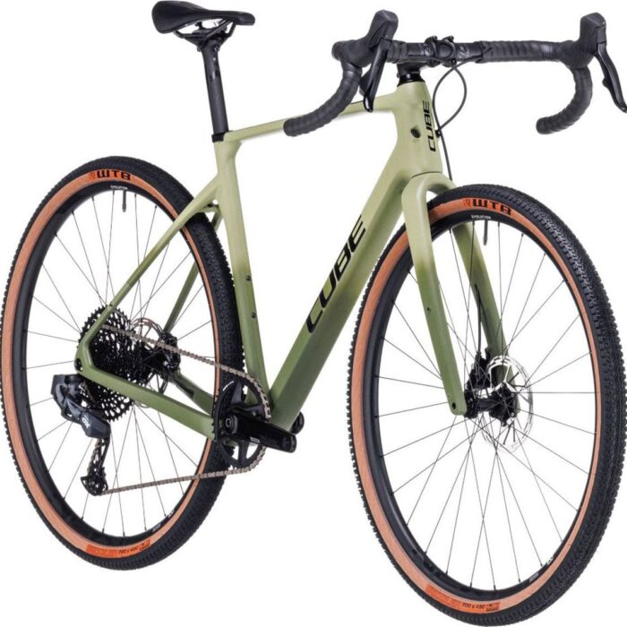 Gravel Bike Cube Nuroad C 62 SLX Sram GX Eagle AXS Rival eTap AXS 12V 700 mm Vert Olive 20230 Gravel Bike Cube Nuroad C 62 SLX Sram GX Eagle AXS Rival eTap AXS 12V 700 mm Vert Olive 20230