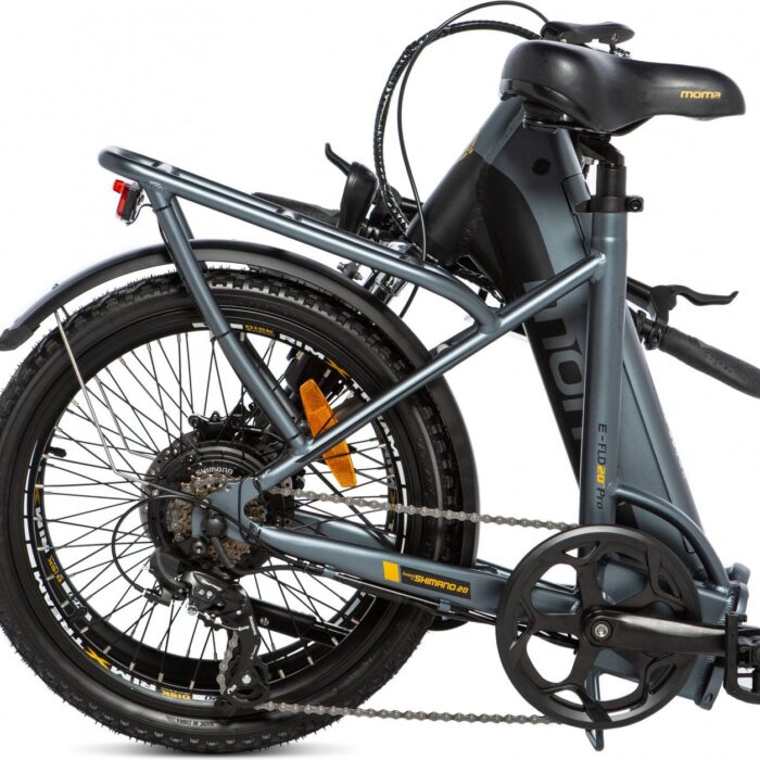 Moma Bikes Vélo Electrique de Ville Pliant E20Pro Aluminium SHIMANO 7V Bat. Ion Lithium 48V 13Ah0