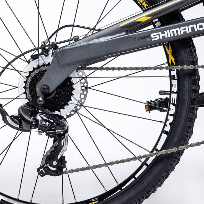 Moma Bikes Vélo VTT EQX 26 5.0 Aluminium. SHIMANO 24V Freins a Disque Double Suspension1