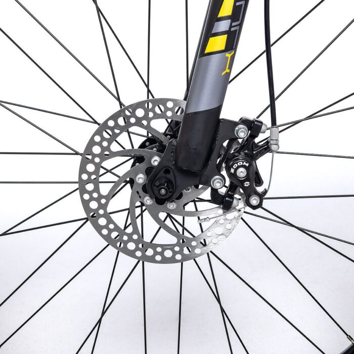 Moma Bikes Vélo VTT EQX 26 5.0 Aluminium. SHIMANO 24V Freins a Disque Double Suspension6