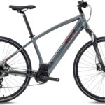 VTC Électrique BH Atom Cross Shimano Acera 8V 500 Wh 700 mm Gris Plata 2023