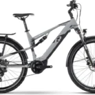 VTC Electrique Tout-suspendu Raymon CrossRay FS E 5.0 Tektro M350 9V 630Wh 27.5'' Gris 2023