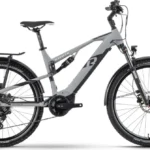 VTC Electrique Tout-suspendu Raymon CrossRay FS E 5.0 Tektro M350 9V 630Wh 27.5'' Gris 2023