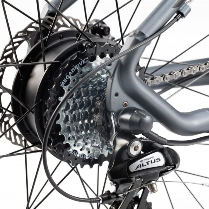 VTT Electrique Semi-Rigide Moma Bikes E-MTB 27.5'' Shimano Altus 8V Gris2 VTT Electrique Semi-Rigide Moma Bikes E-MTB 27.5'' Shimano Altus 8V Gris2