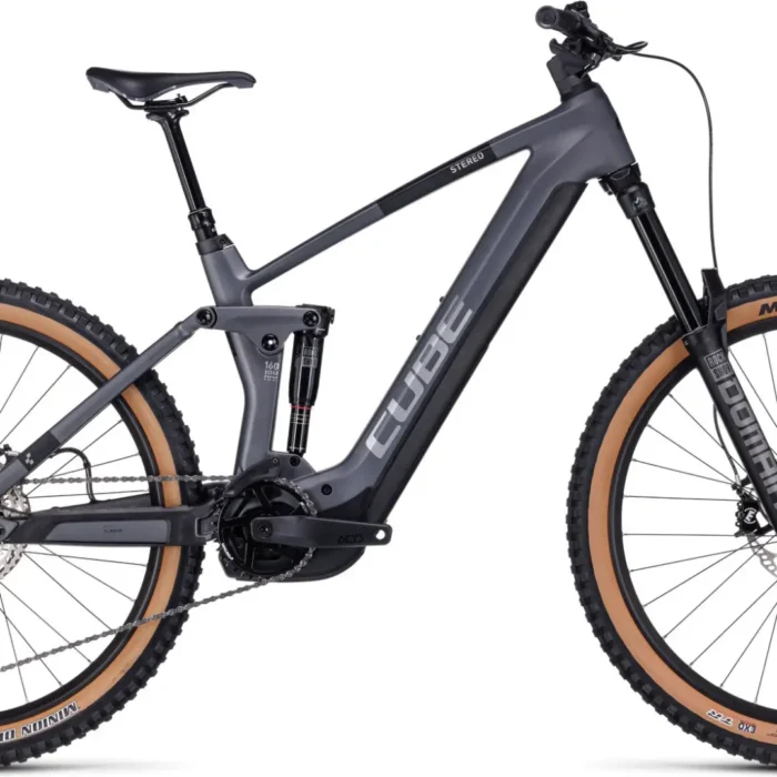 VTT Électrique Tout-Suspendu Cube Stereo Hybrid 160 HPC Race 750 27.5 Shimano Deore 12V 750 Wh 27.5'' Gris Metal 2023 VTT Électrique Tout-Suspendu Cube Stereo Hybrid 160 HPC Race 750 27.5 Shimano Deore 12V 750 Wh 27.5'' Gris Metal 2023