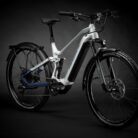 VTT Électrique Tout-Suspendu Haibike Adventr FS 9 Sram NX SX Eagle 12V 720 Wh 29'' Argent Bleu 20230