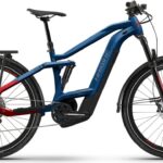 VTT Électrique Tout-Suspendu Haibike Adventr FS 9 Sram SX Eagle 12V 625 Wh 27.5'' Bleu/Rouge