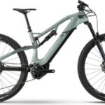 VTT Electrique Tout-Suspendu Raymon AirRay 11.0 Sram GX Eagle 12V 500Wh 29'' Gris Vert 2024