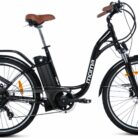Vélo de ville électrique Moma Bikes 26.2 Shimano 7V Noir0