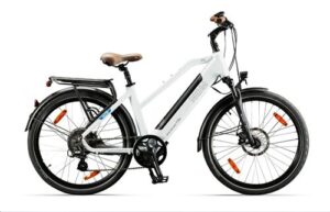 Vélo electrique trekking NCM Milano T3s - 28'' - 48v 12ah 576wh - Blanc