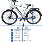 Vélo ville électrique URBANBIKER SIDNEY Noir - Battery 504Wh Moteur 250W1