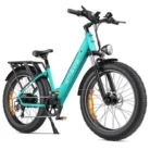 velo electrique ENGWE E26 ST 26 pouces Autonomie 140km Moteur 250W 32km/h Amortisseur avant fat bike de ville Batterie 48V16AH bleu