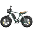 velo electrique ENGWE M20 20 pouces 45km h autonomie 75km Moteur 750W tout suspendu fat bike VTT Batterie 48V13Ah Vert