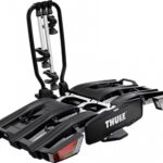 Porte-Vélos sur Boule d'Attelage Thule EasyFold XT F Fix4Bike Prise 13 Broches - 3 Vélos (Compatible E-Bikes) Noir Argent