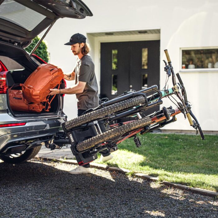 Porte-Vélos sur Boule d'Attelage Thule EasyFold XT Prise 13 Broches - 2 Vélos (Compatible E-Bikes) Noir5