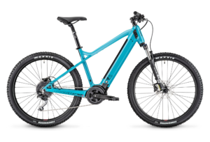VTT Électrique Semi-Rigide Moustache Samedi 27 Off 2 Shimano Deore 10V 500 Wh 27.5 » Bleu 2020