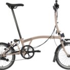 Vélo Pliant Brompton C Line Explore Mid Brompton 6V 16'' Beige Dune Sand
