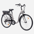 Vélo de ville électrique adulte E-City 70 GRIS NAKAMURA