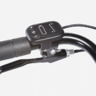 Vélo de ville électrique adulte E-City 70 GRIS NAKAMURA2