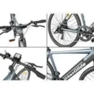 Vélo électrique URBANGLIDE eBike M1 10AH Gris - Aluminium - 28 - Hydrauliques - 60 km1