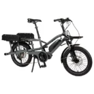 Vélo électrique cargo compact YUBA FastRack 2022 • Moteur Shimano E7000 60Nn • Batterie 500Wh