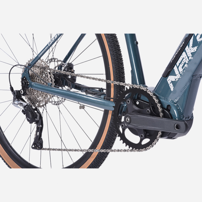 Vélo gravel adulte E-GRAVEL VERT NAKAMURA6 Vélo gravel adulte E-GRAVEL VERT NAKAMURA6