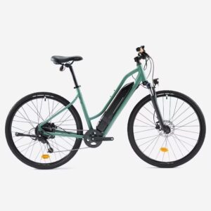 Vélo tout chemin électrique – cadre bas – Riverside 520 E vert
